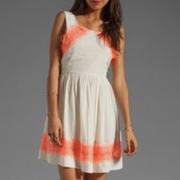 Free People Georgia Dress  in Alabaster sz 4 NWT - Picture 2 of 5